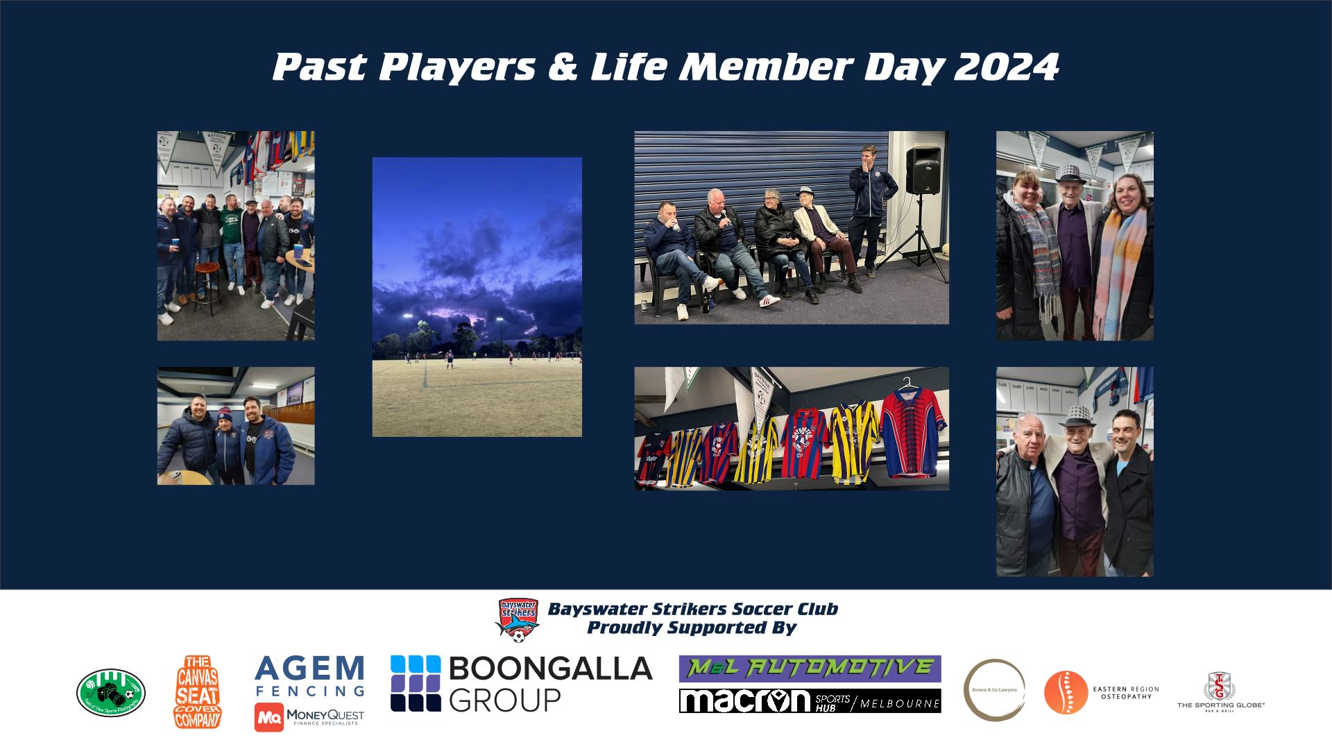 GREAT TO SEE THE PAST PLAYERS!