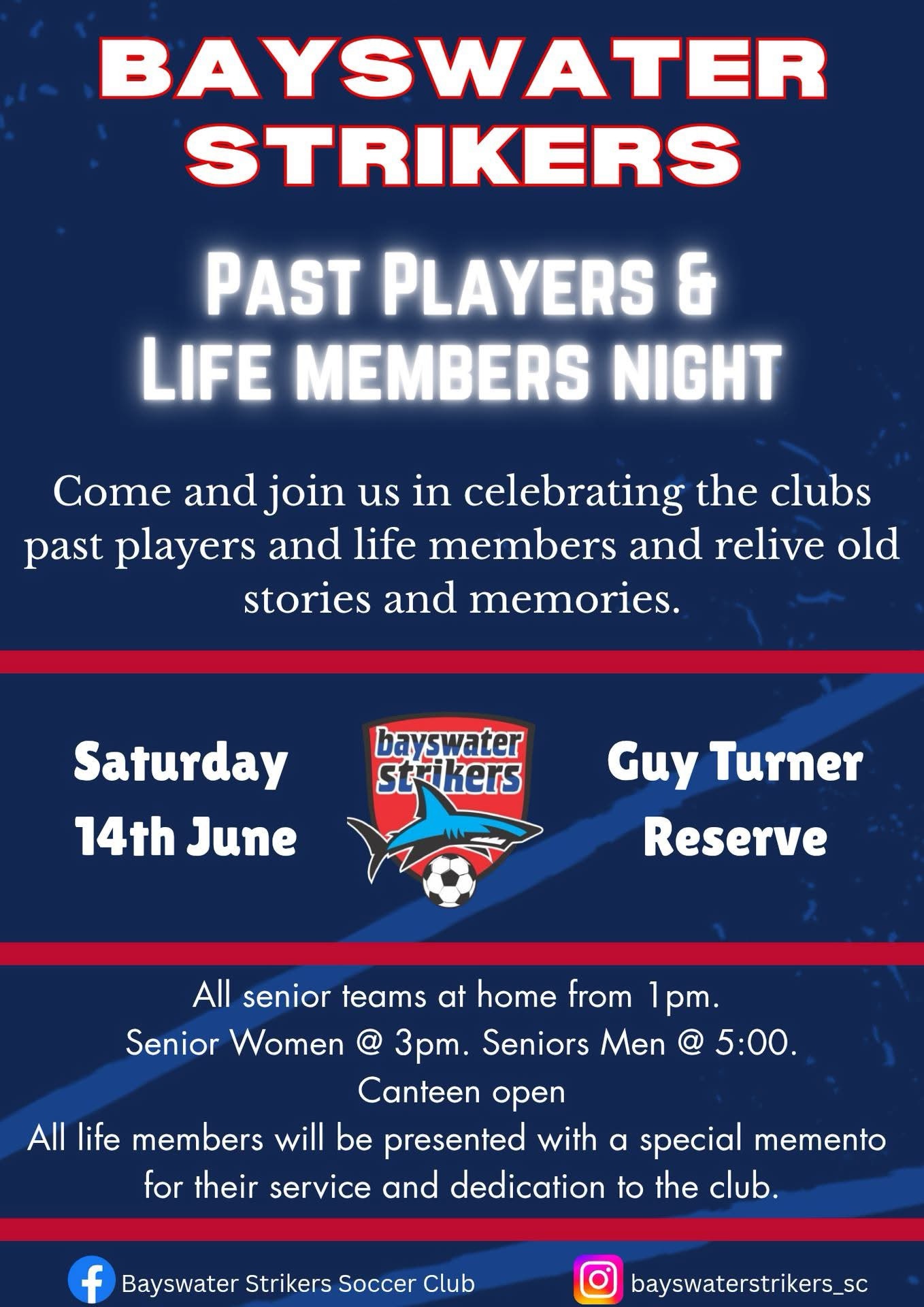 PAST PLAYERS & LIFE MEMBERS NIGHT